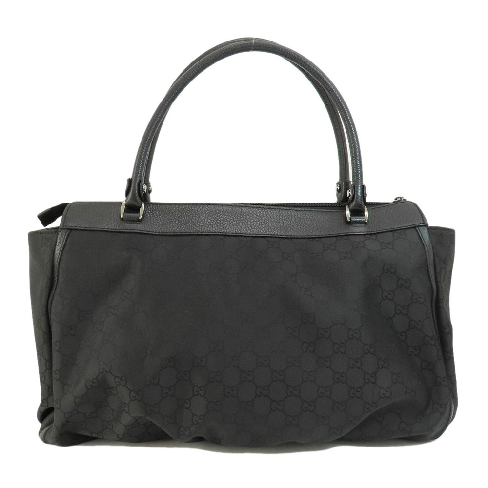 Gucci D bag GG tote leather Ring Black Abbey